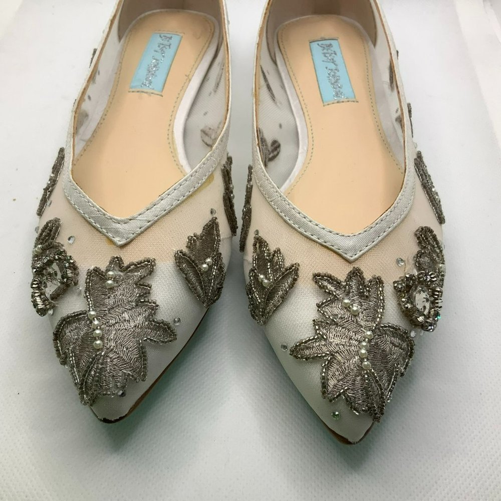 Betsey Johnson NWOT Adele Embellished Shoes - 6